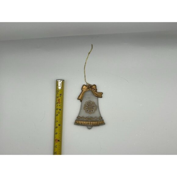 Vintage Frosted Glass Christmas Ornament Set (Lot of 3) - Picture 5 of 7